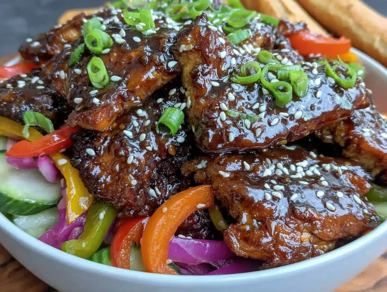 poêlée de poulet teriyaki express preparation steps