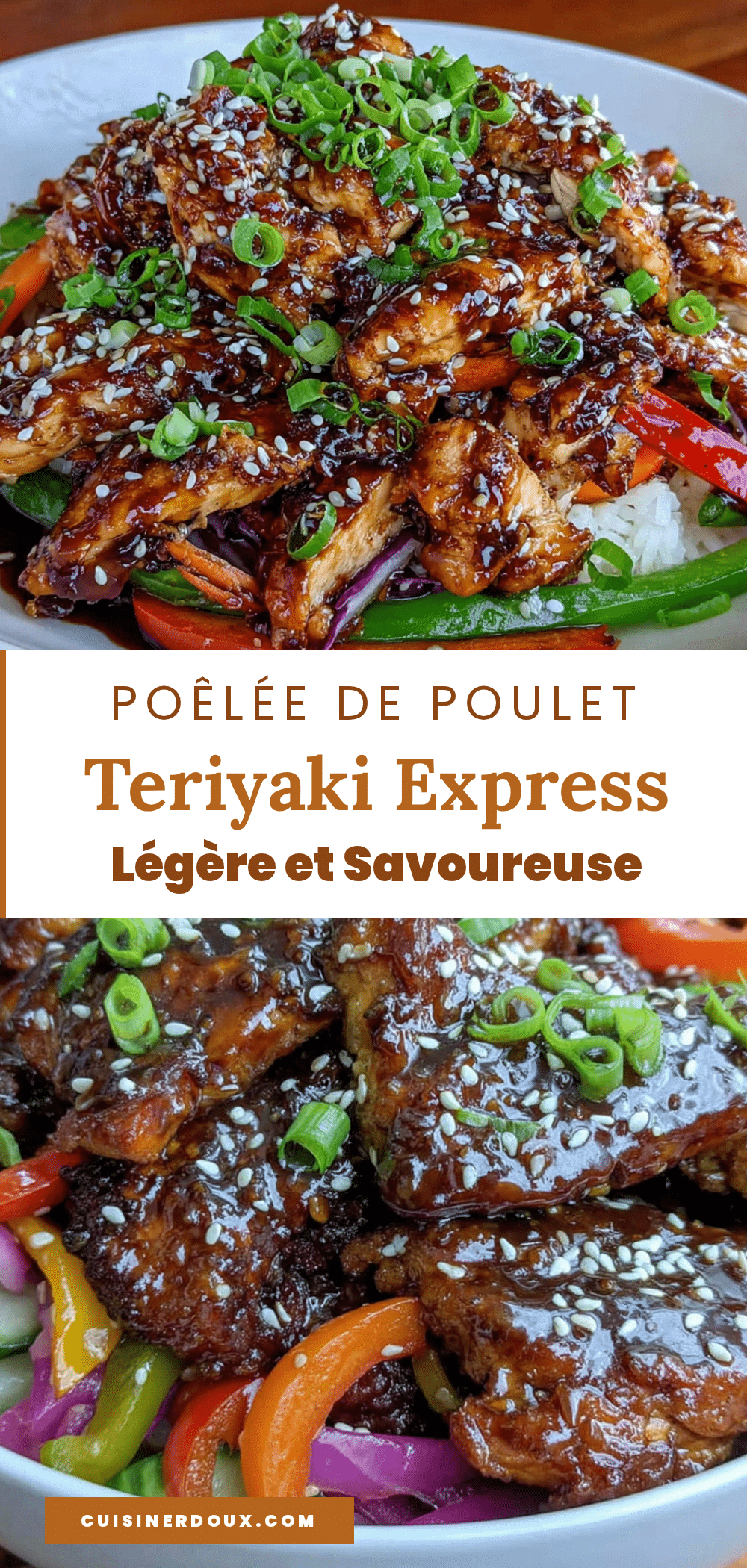 poêlée de poulet teriyaki express recipe
