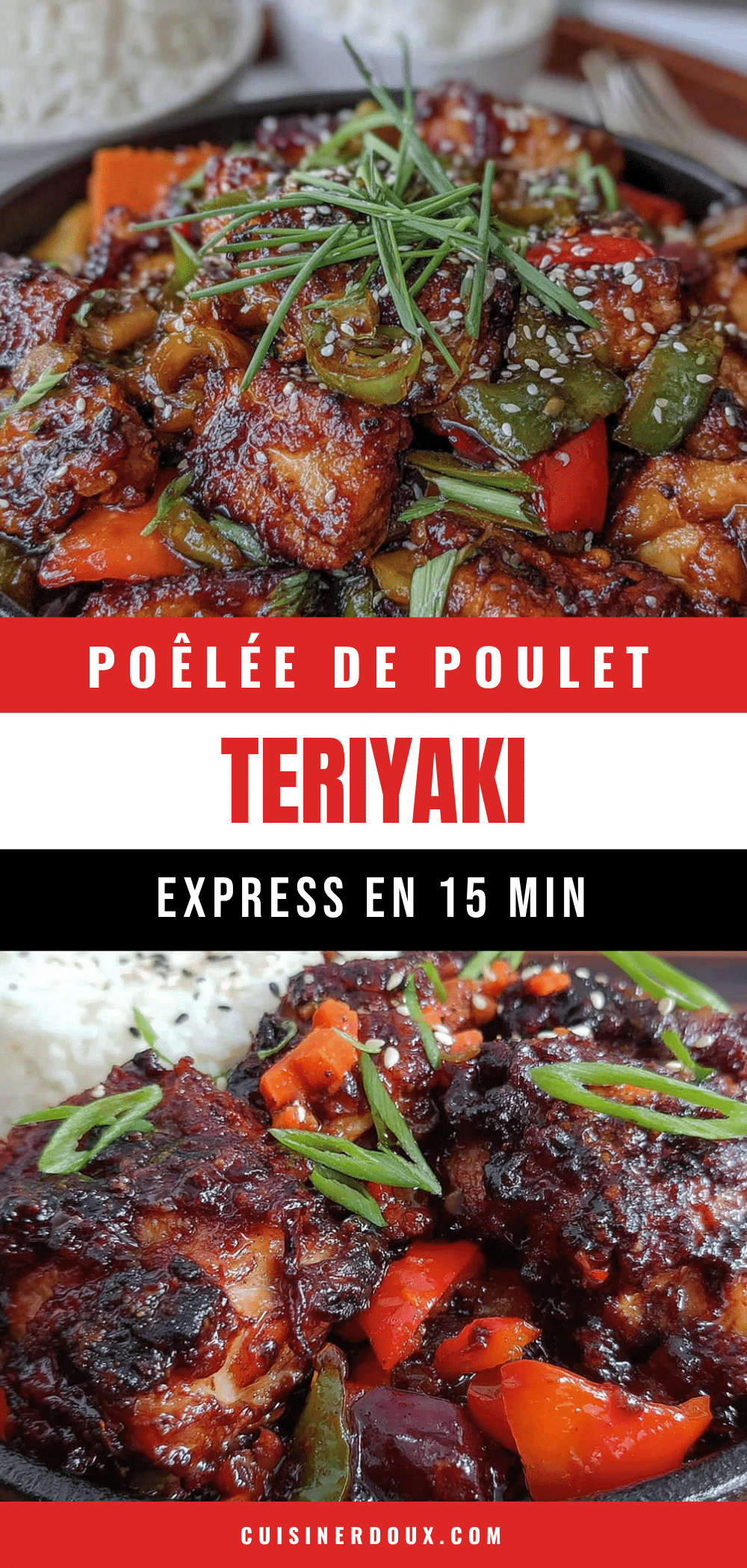 poêlée de poulet teriyaki express recipe