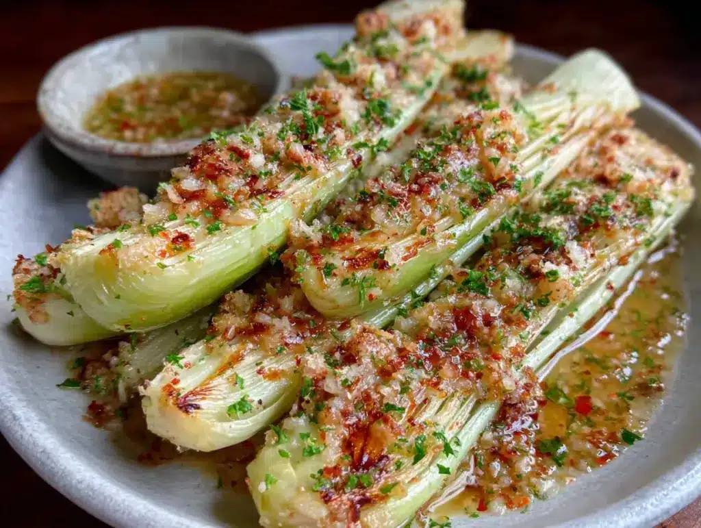 poireaux vinaigrette crémeux - featured image
