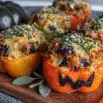 poivrons farcis citrouille halloween - featured image
