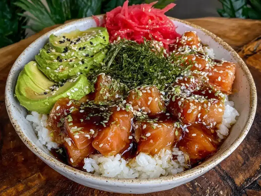 poke bowl saumon mangue avocat - featured image