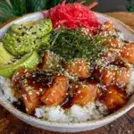 poke bowl saumon mangue avocat - featured image