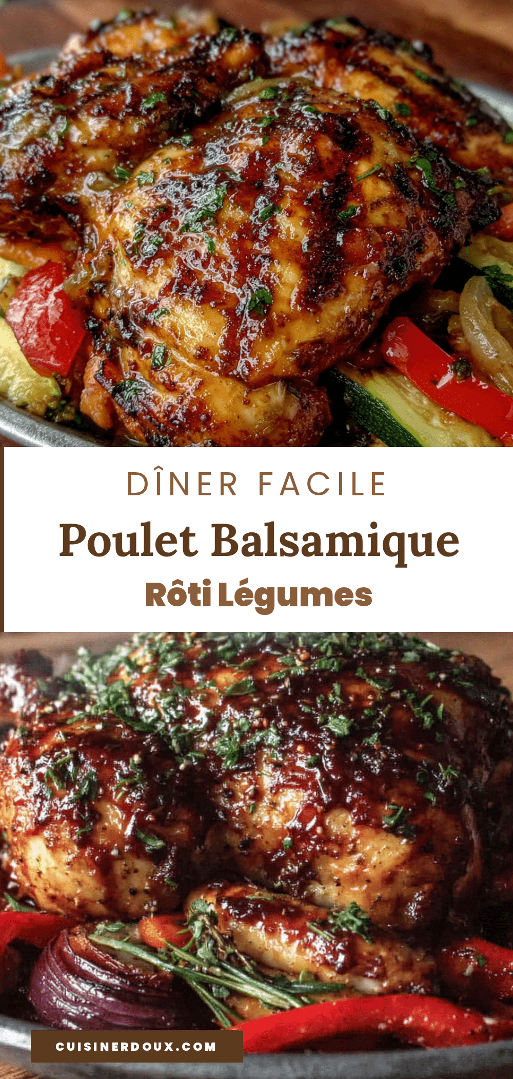 poulet balsamique rôti facile sur plaque recipe