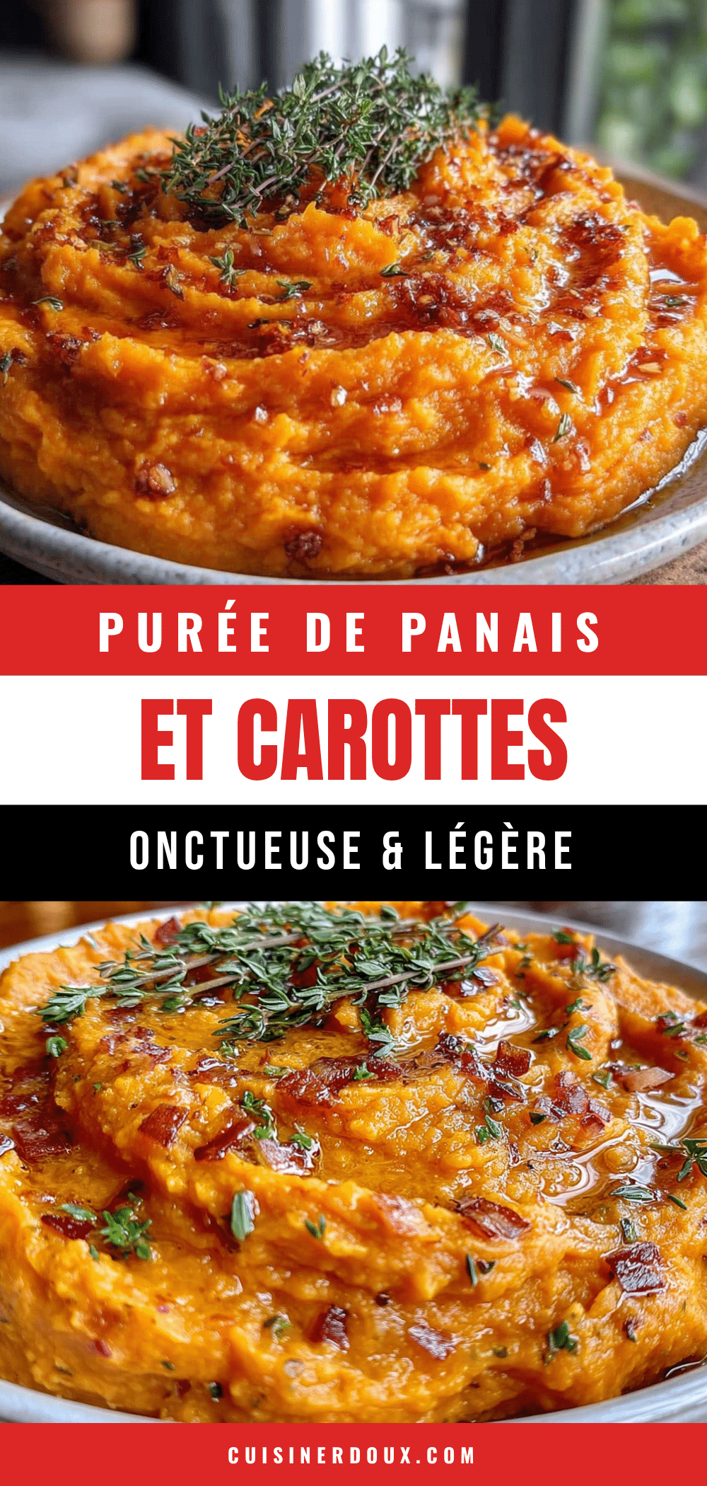 purée de panais et carottes au thym recipe