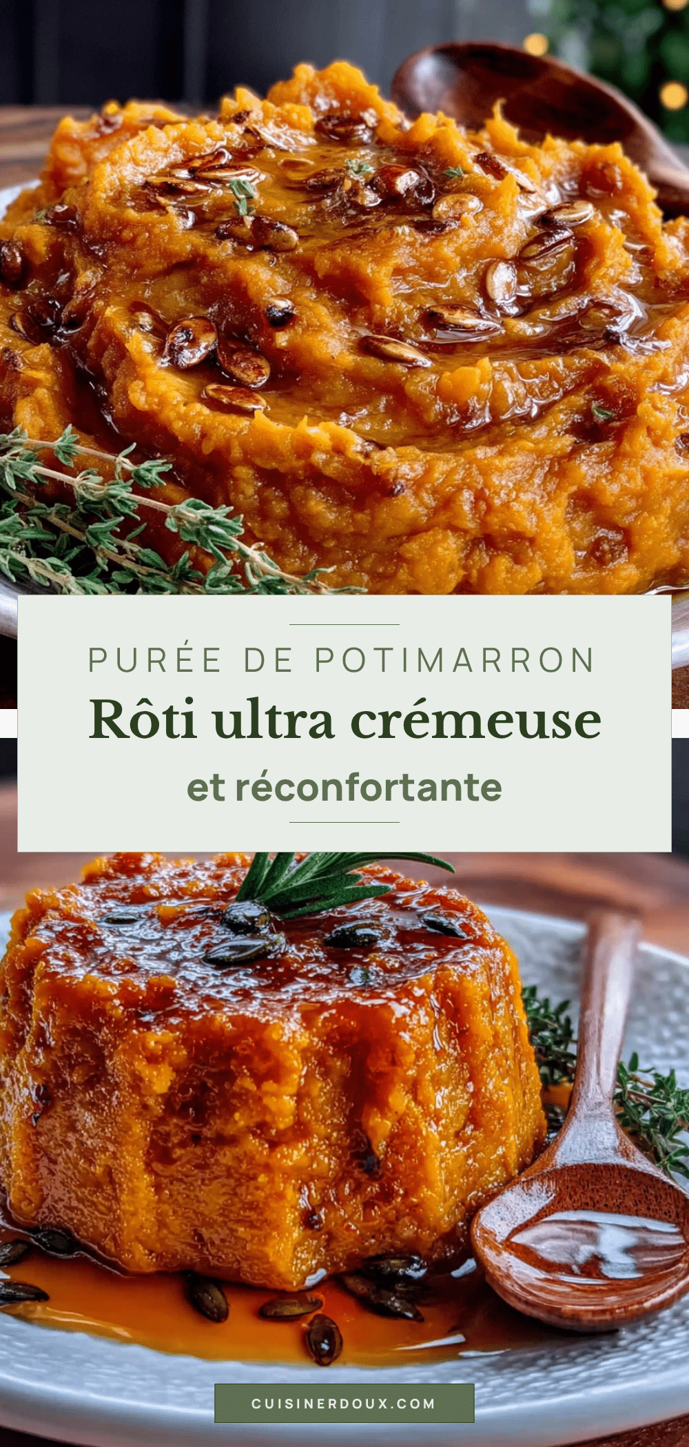 purée de potimarron rôti crémeuse recipe