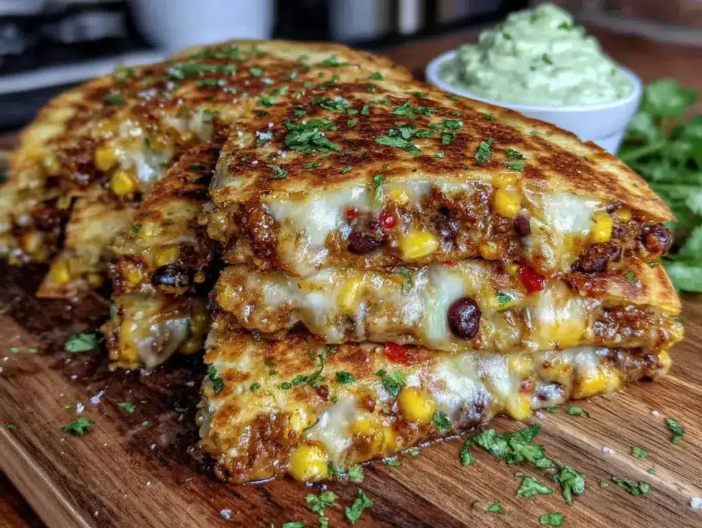 quesadillas aux légumes croustillantes et rapides - featured image
