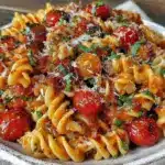 recette one pot pâtes tomate basilic healthy - featured image