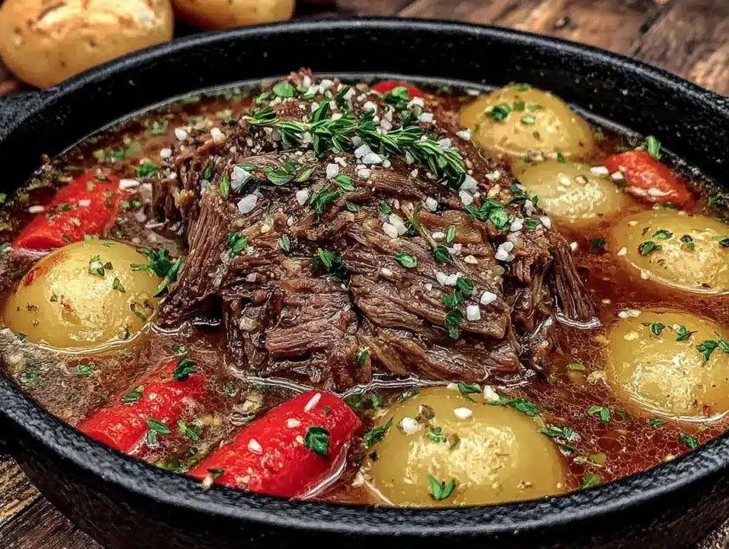 recette pot-au-feu fondant mijoté longuement - featured image