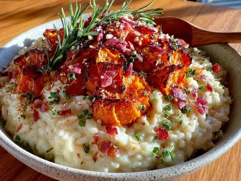 risotto crémeux potimarron châtaigne - featured image