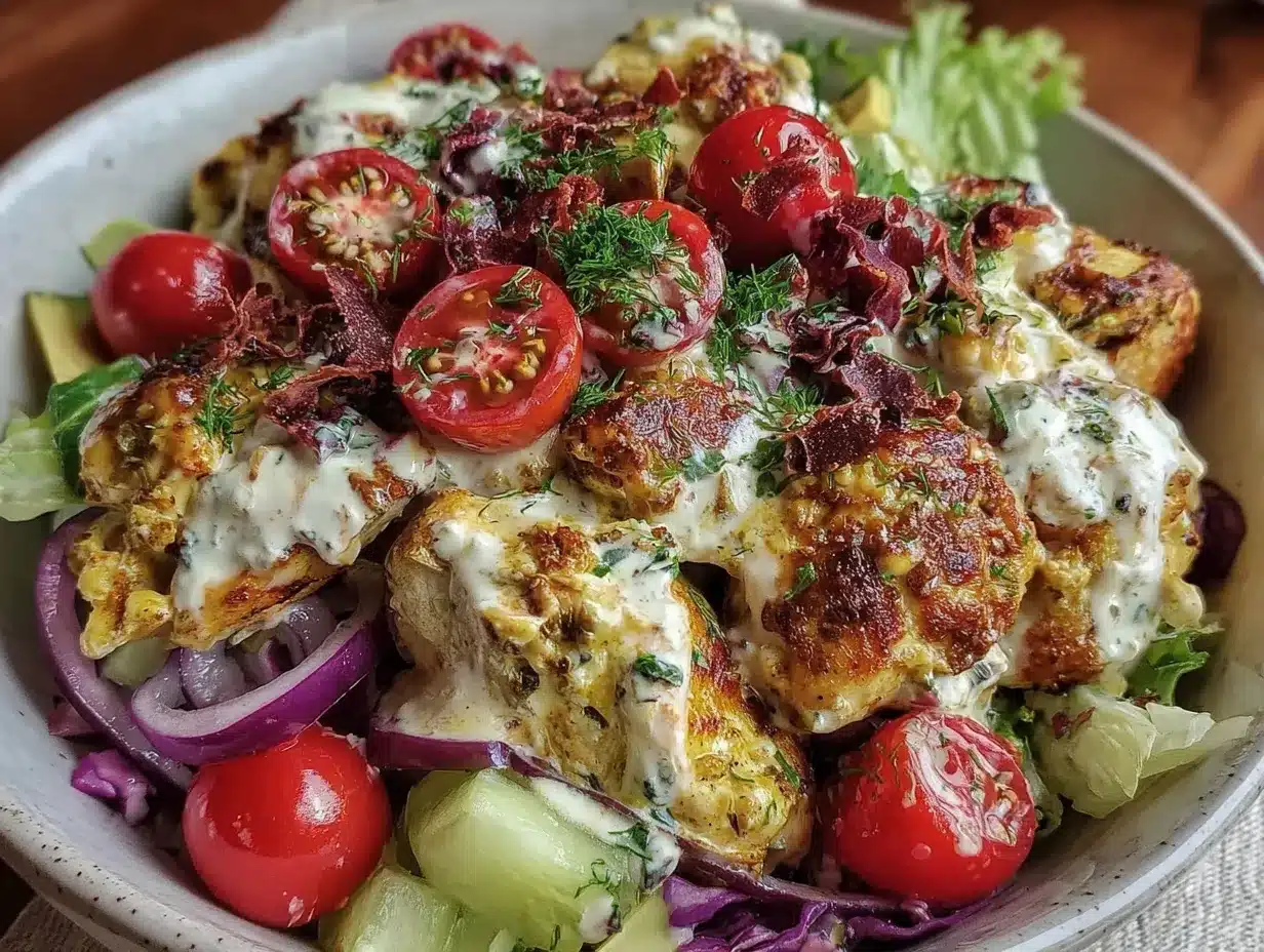 salade de poulet au yaourt grec preparation steps