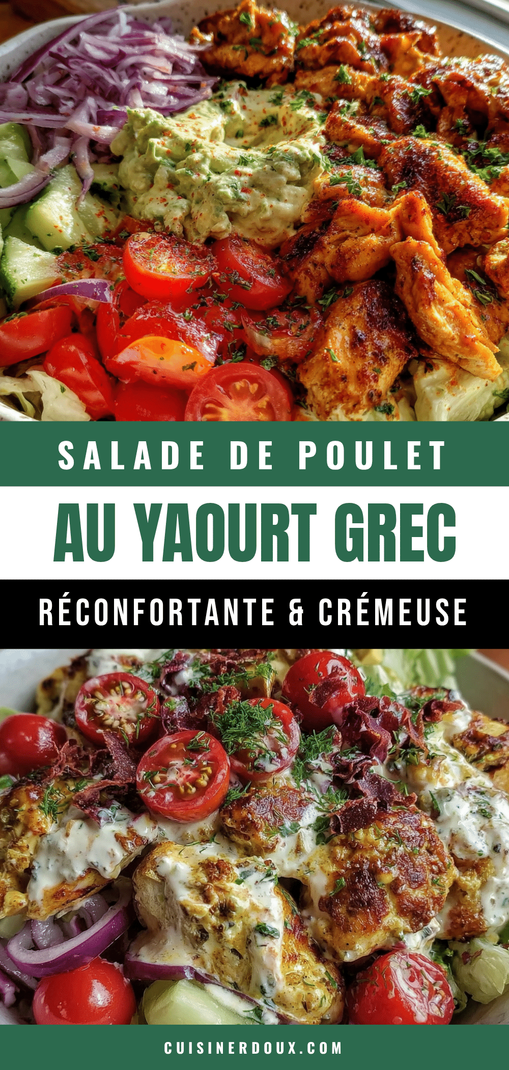 salade de poulet au yaourt grec recipe