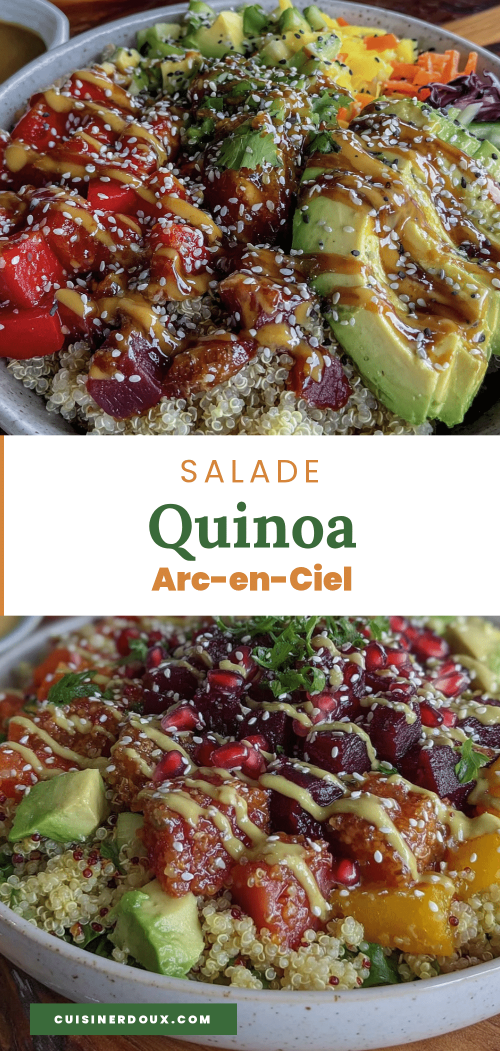 salade quinoa arc-en-ciel recipe