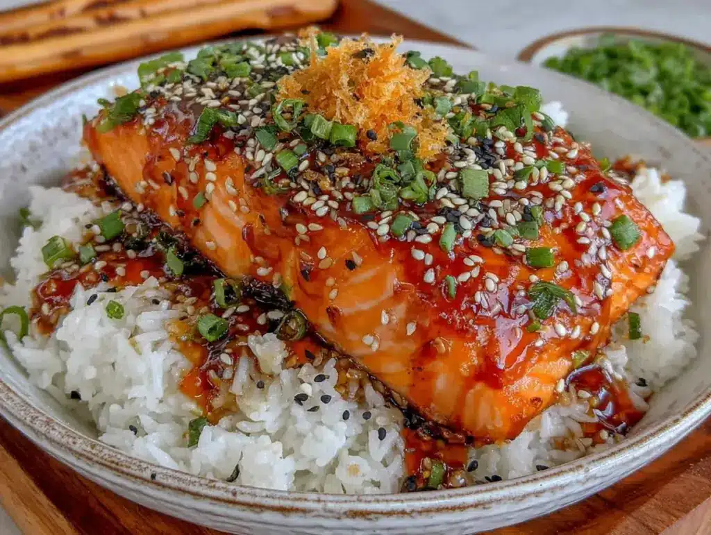 saumon teriyaki riz vapeur - featured image