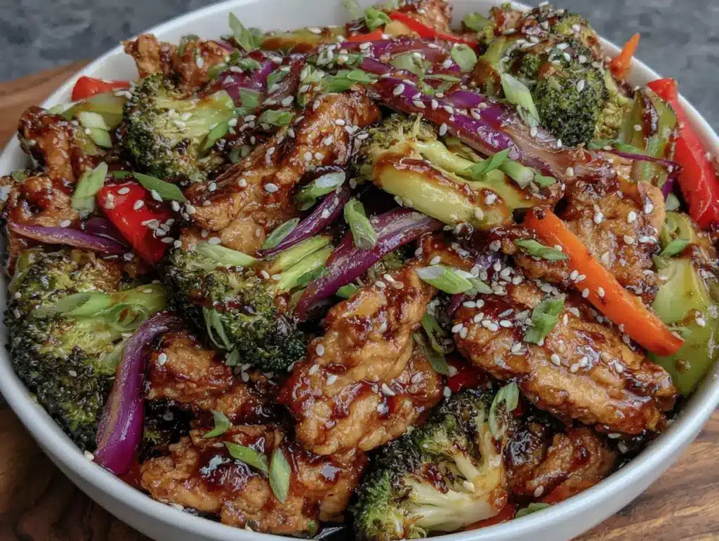 sauté rapide de poulet et légumes en 20 minutes - featured image