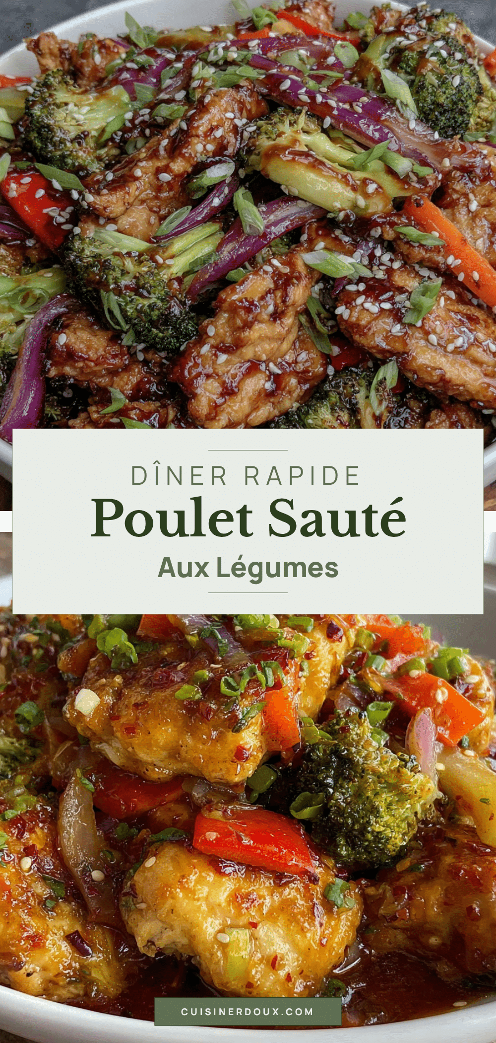 sauté rapide de poulet et légumes en 20 minutes recipe