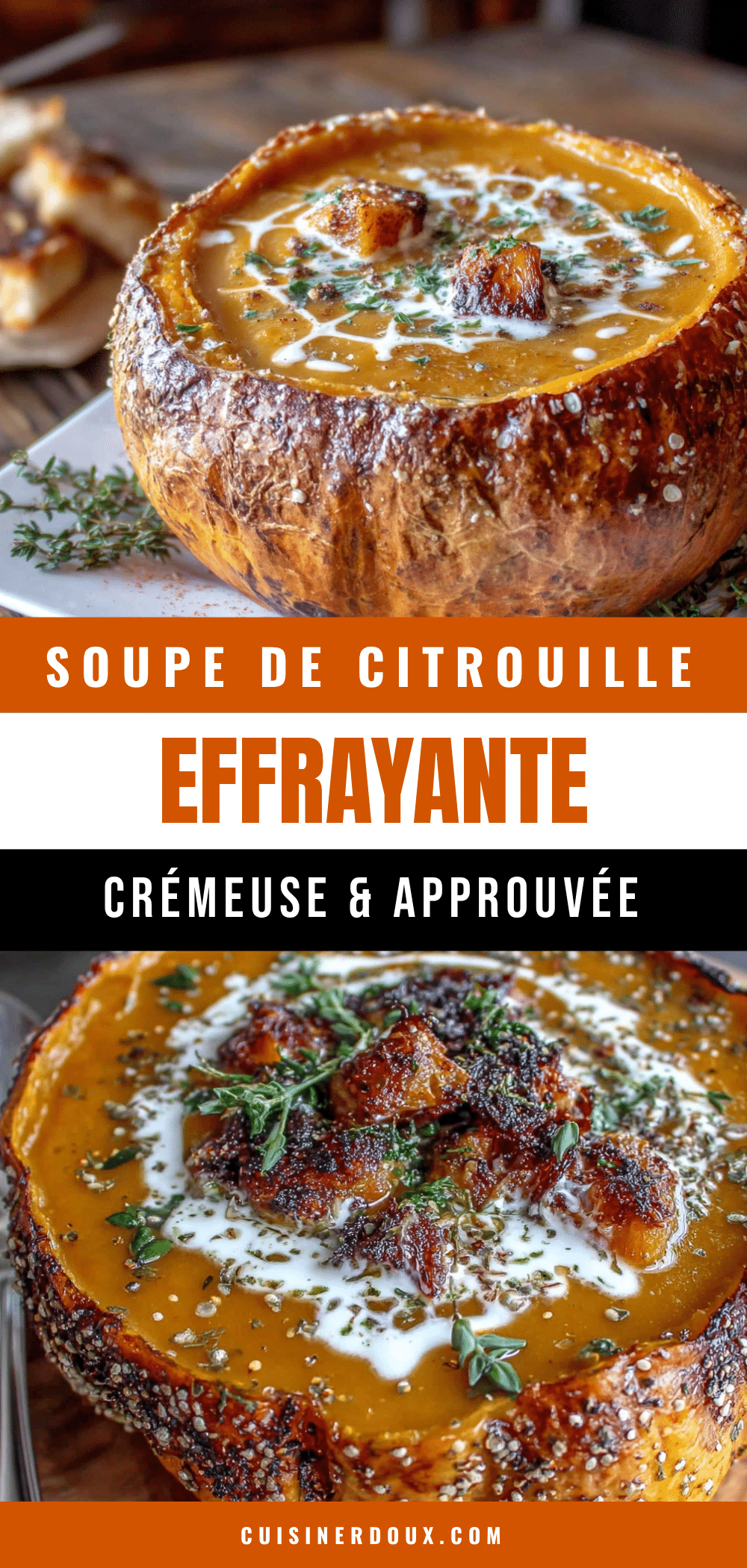 soupe de citrouille crémeuse pour enfants recipe