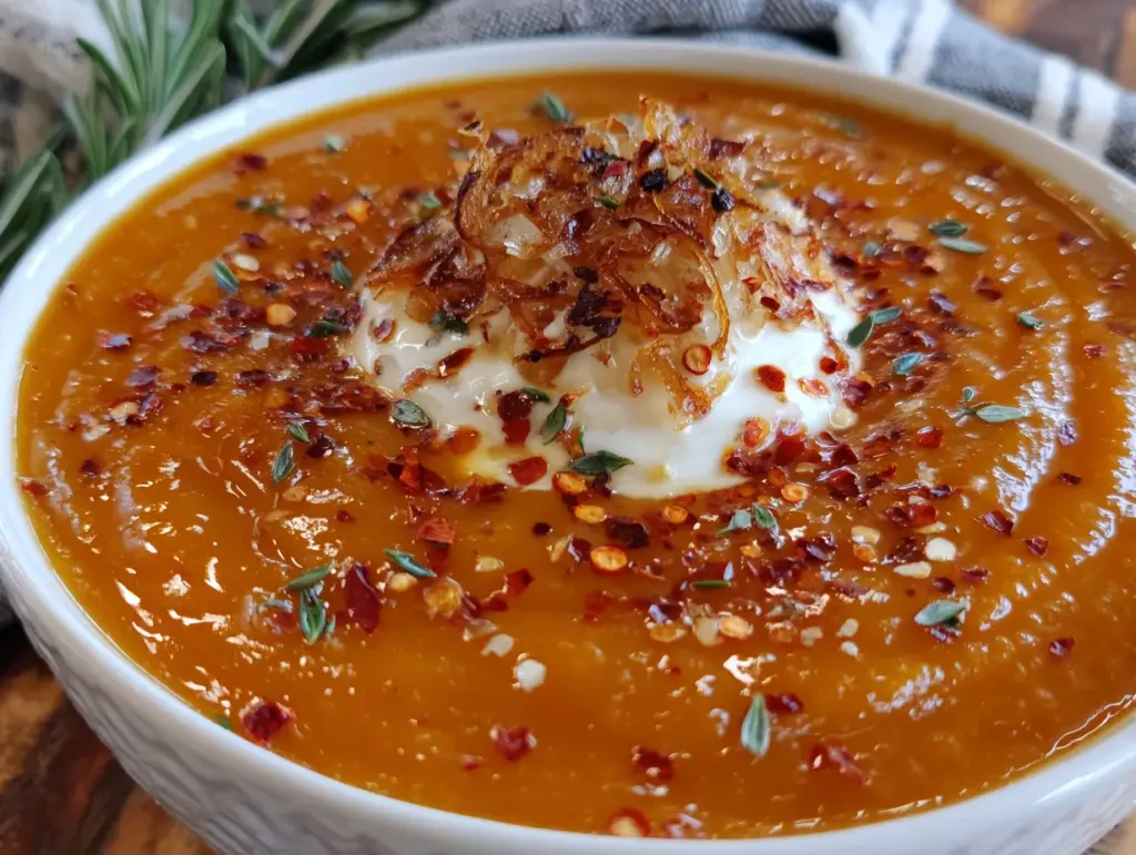 Soupe potimarron-châtaigne fumée - featured image