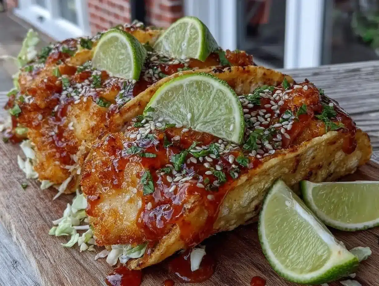 tacos au poulet croustillant preparation steps