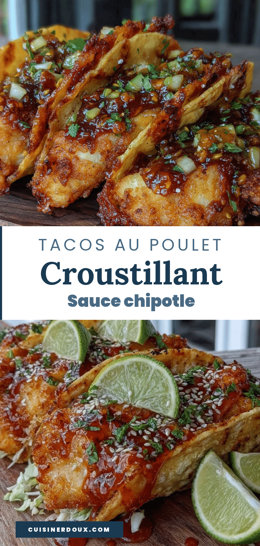 tacos au poulet croustillant recipe