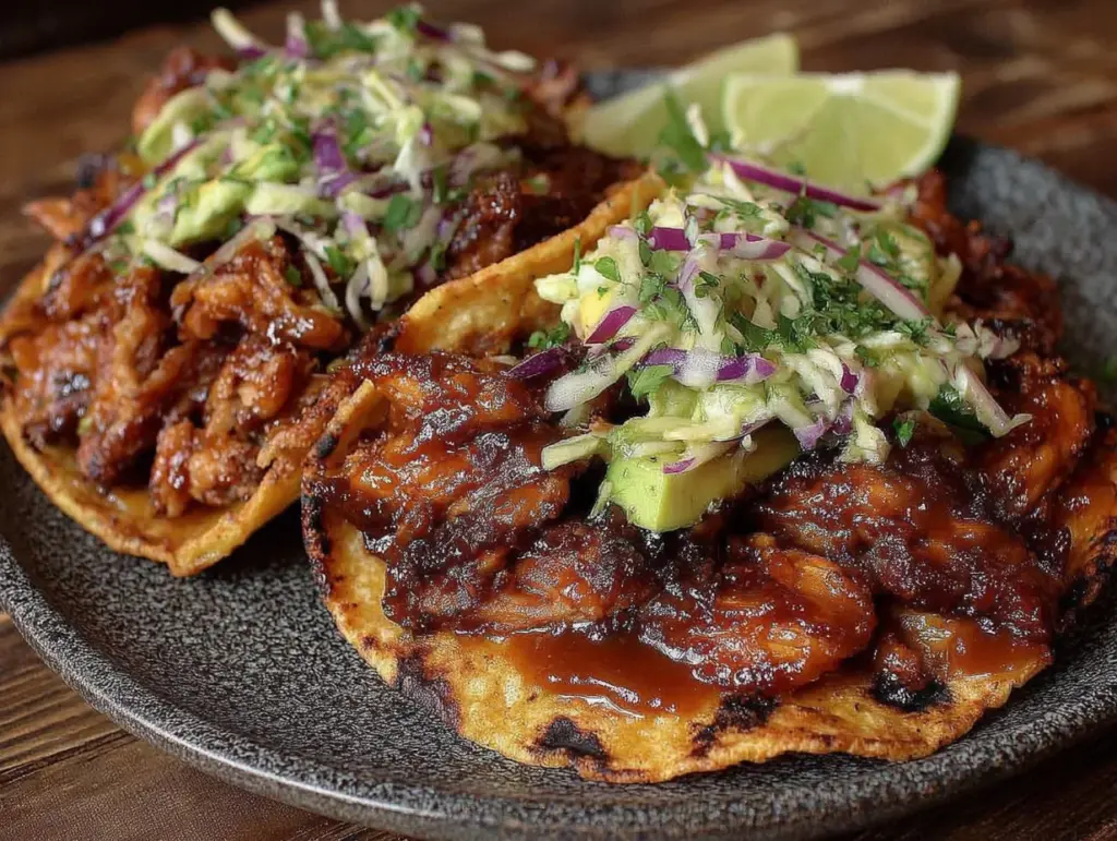 tacos au poulet croustillant sauce chipotle - featured image