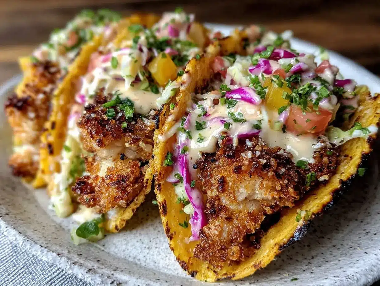 tacos au poulet croustillants à lair fryer preparation steps