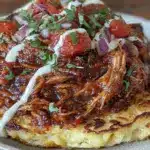 tacos au poulet effiloché épicé - featured image