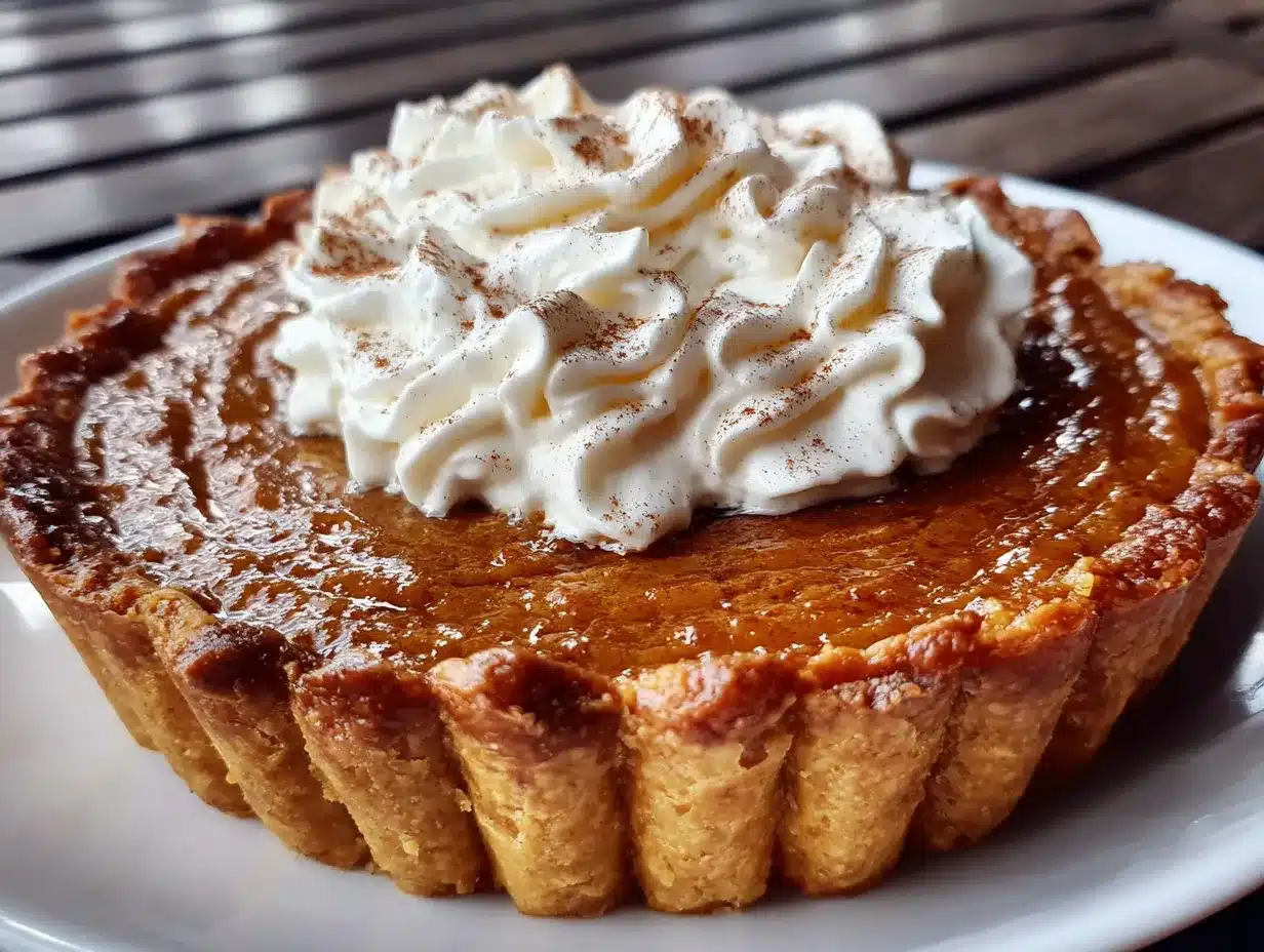 tarte à la citrouille épicée ultra crémeuse preparation steps