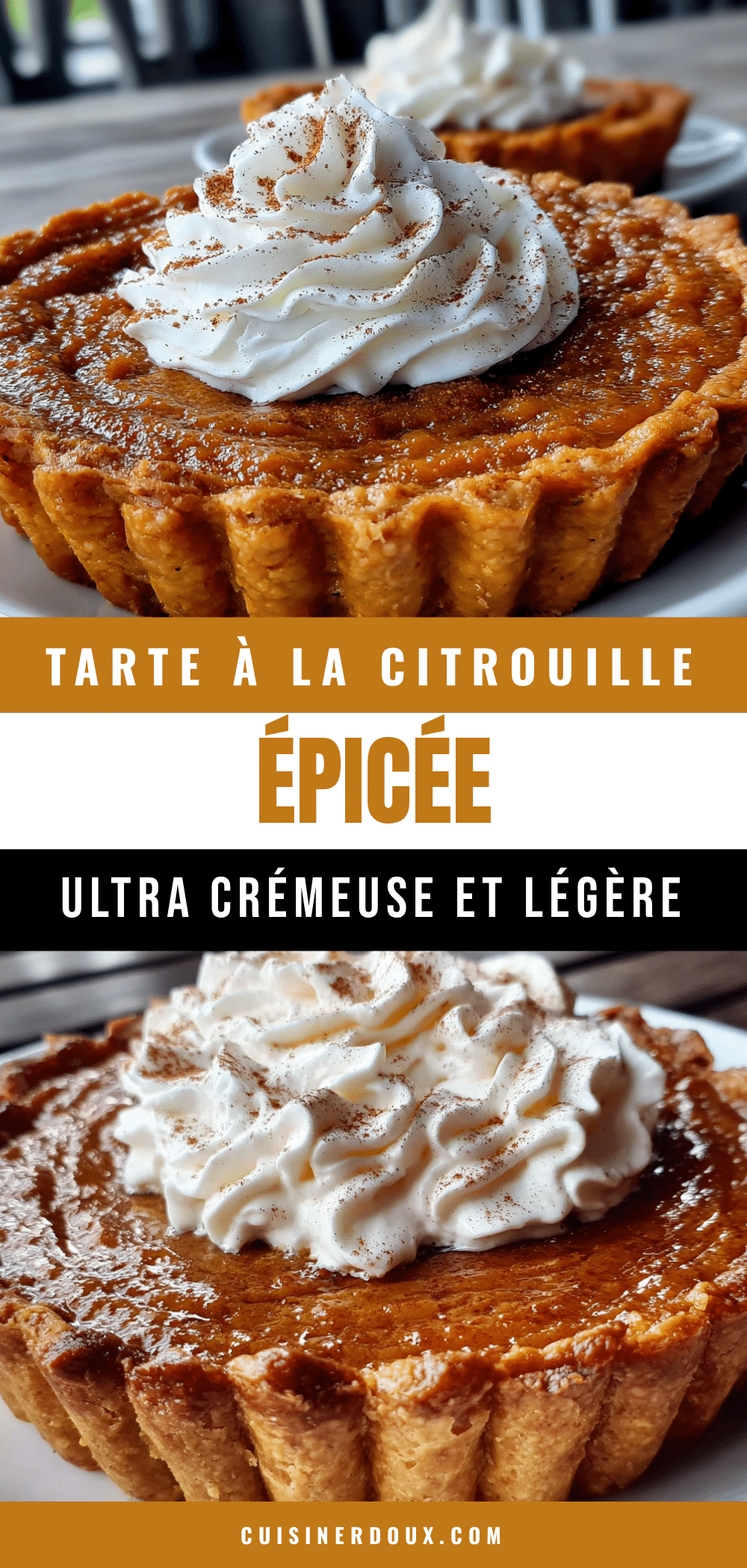 tarte à la citrouille épicée ultra crémeuse recipe