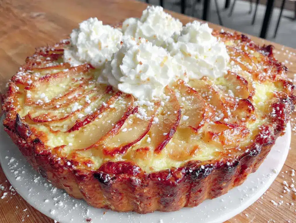 tarte aux pommes normande rapide - featured image