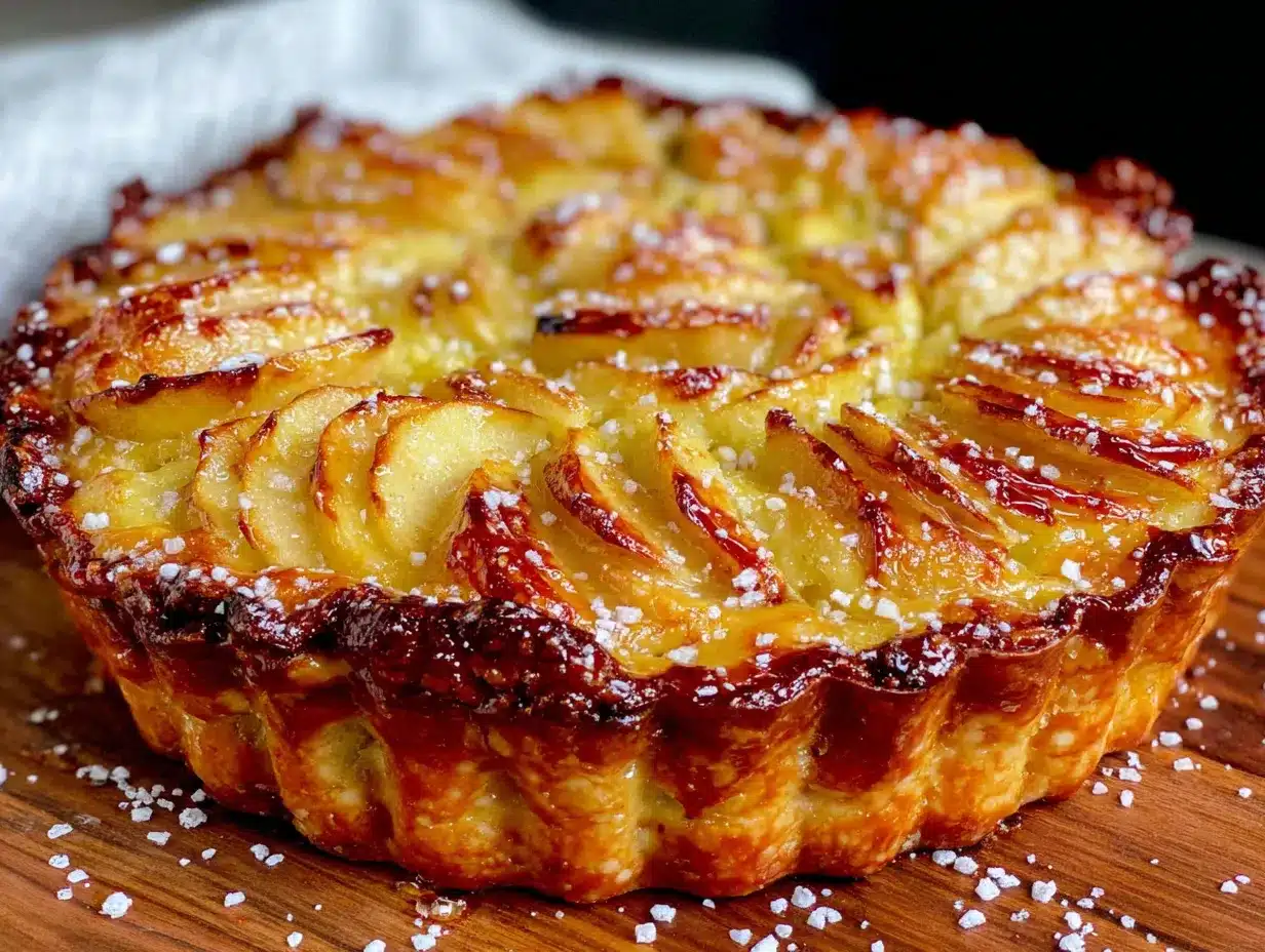 tarte aux pommes normande rapide preparation steps