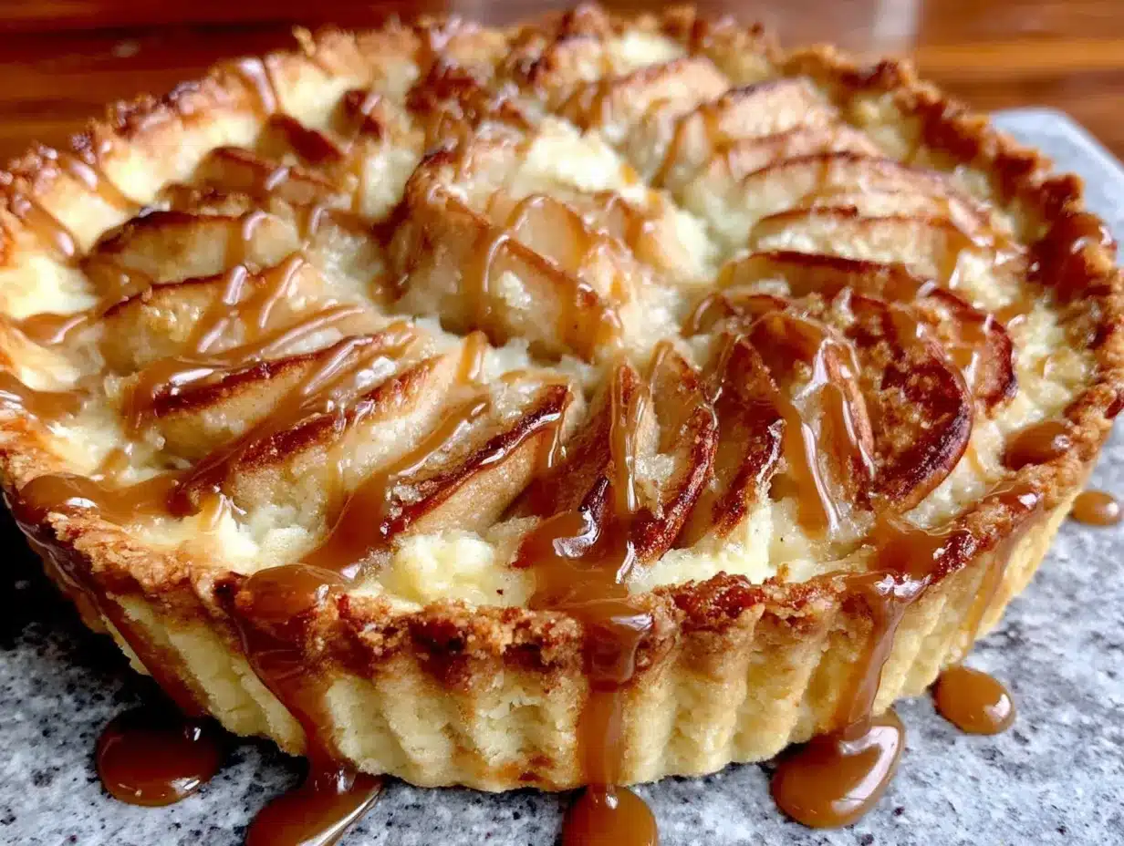 tarte fine aux pommes caramel beurre salé preparation steps