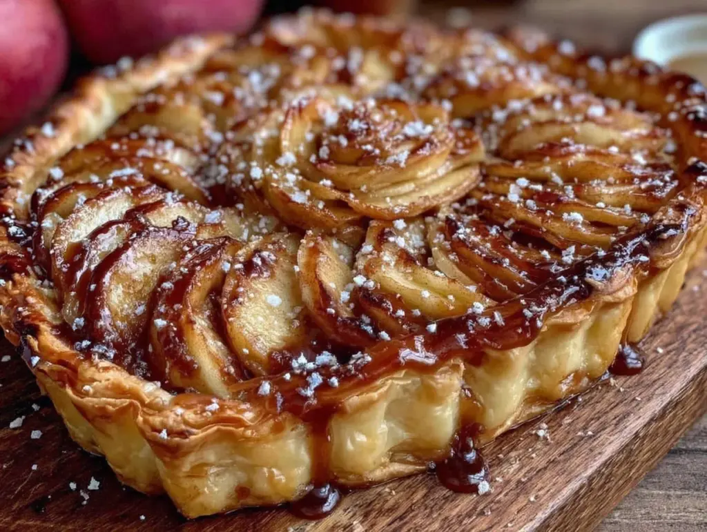 tarte fine aux pommes caramélisées dautomne - featured image