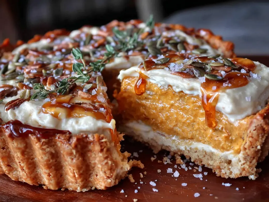 tarte potimarron chèvre miel - featured image