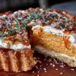 tarte potimarron chèvre miel - featured image