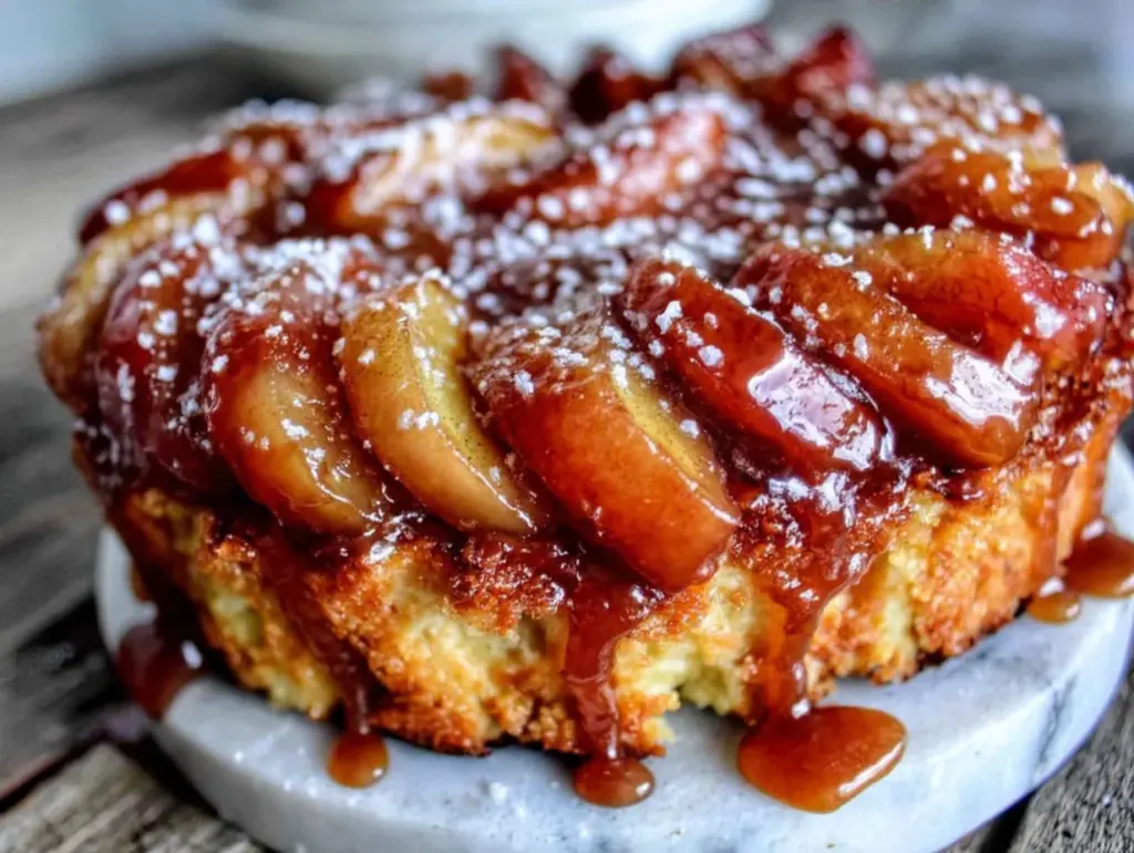 tarte tatin aux pommes caramélisées - featured image