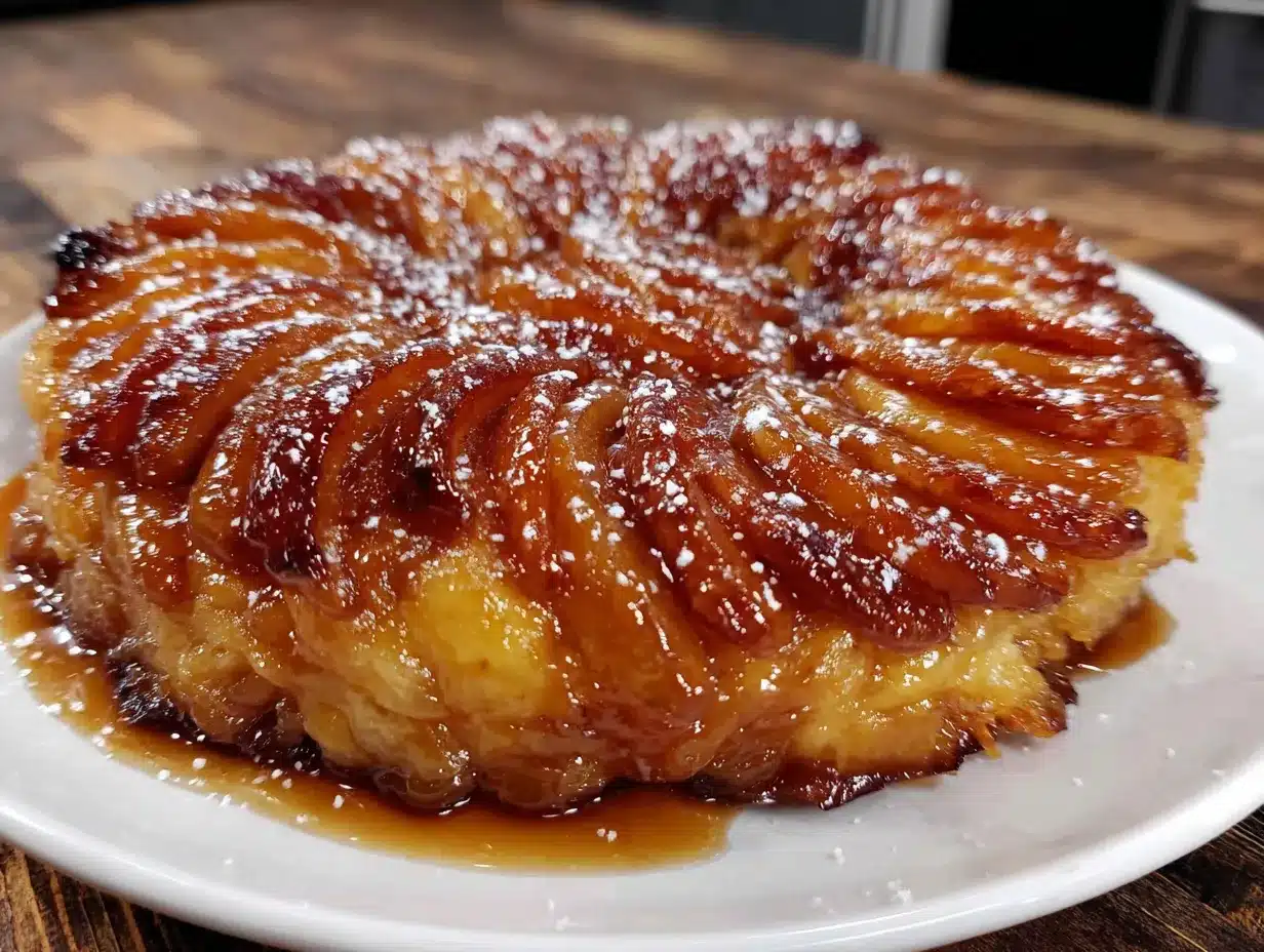 tarte tatin aux pommes caramélisées preparation steps