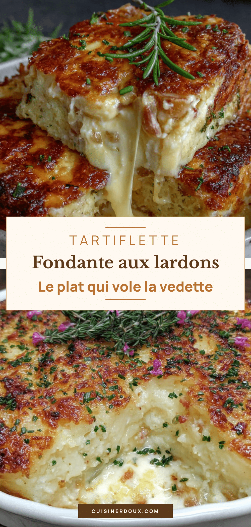 tartiflette fondante aux lardons fumés recipe