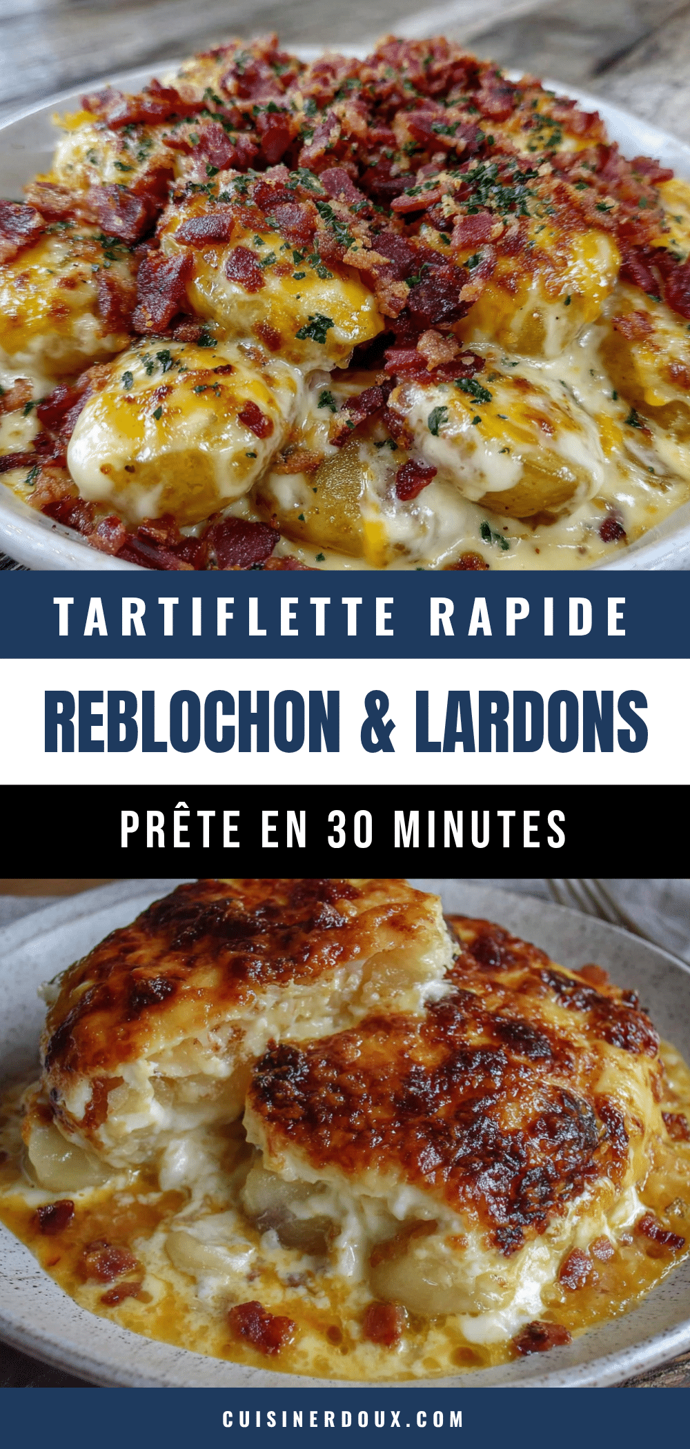 tartiflette rapide au reblochon et lardons recipe