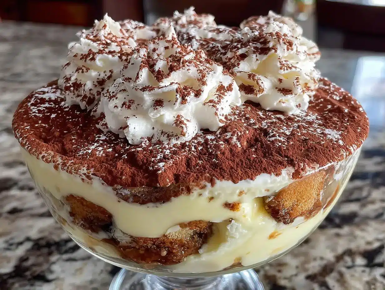 tiramisu crémeux au café preparation steps