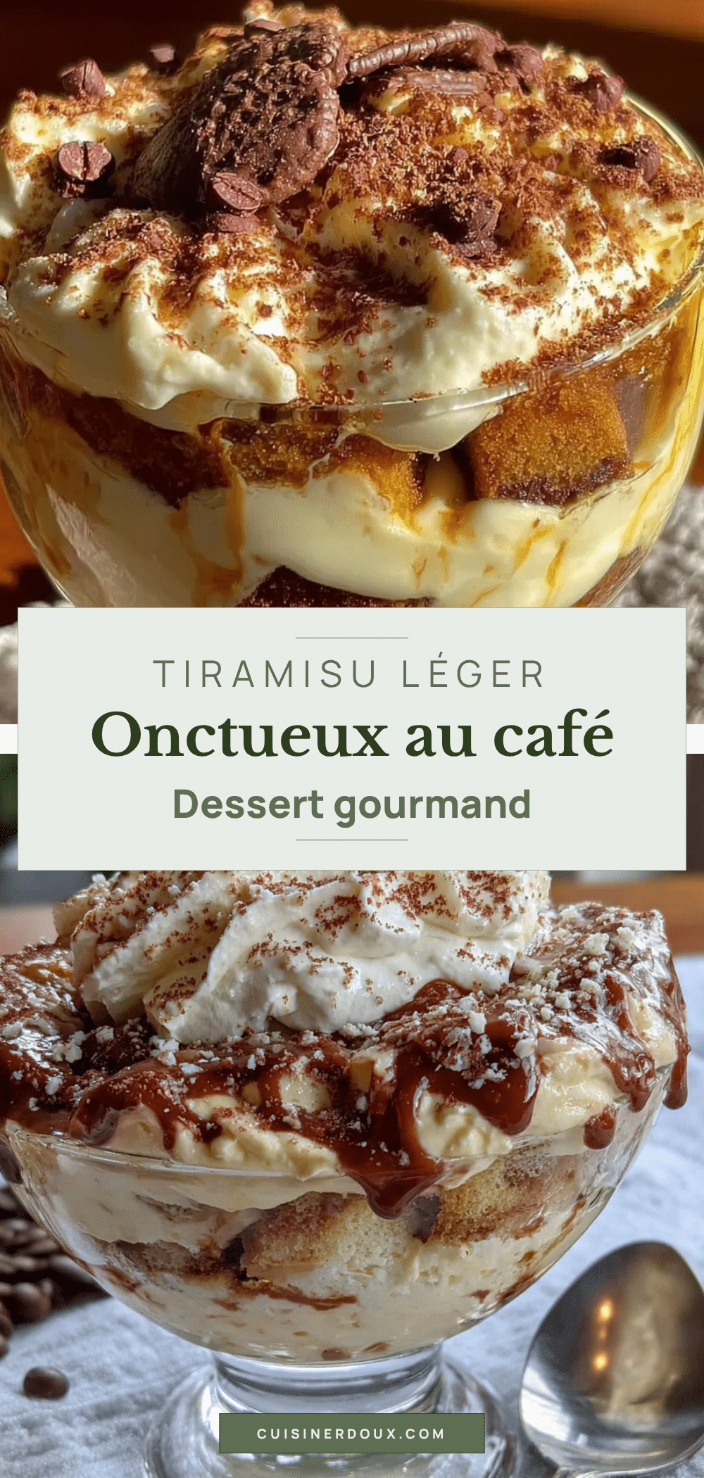 tiramisu léger et onctueux au café recipe
