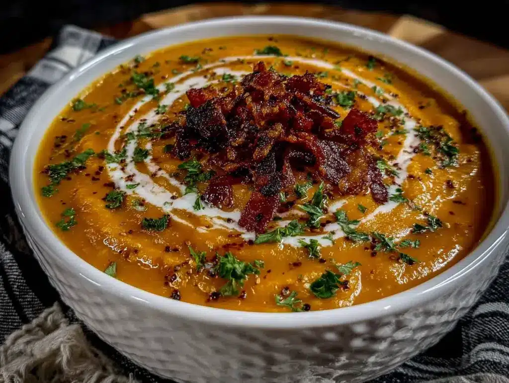 velouté de butternut au curry - featured image