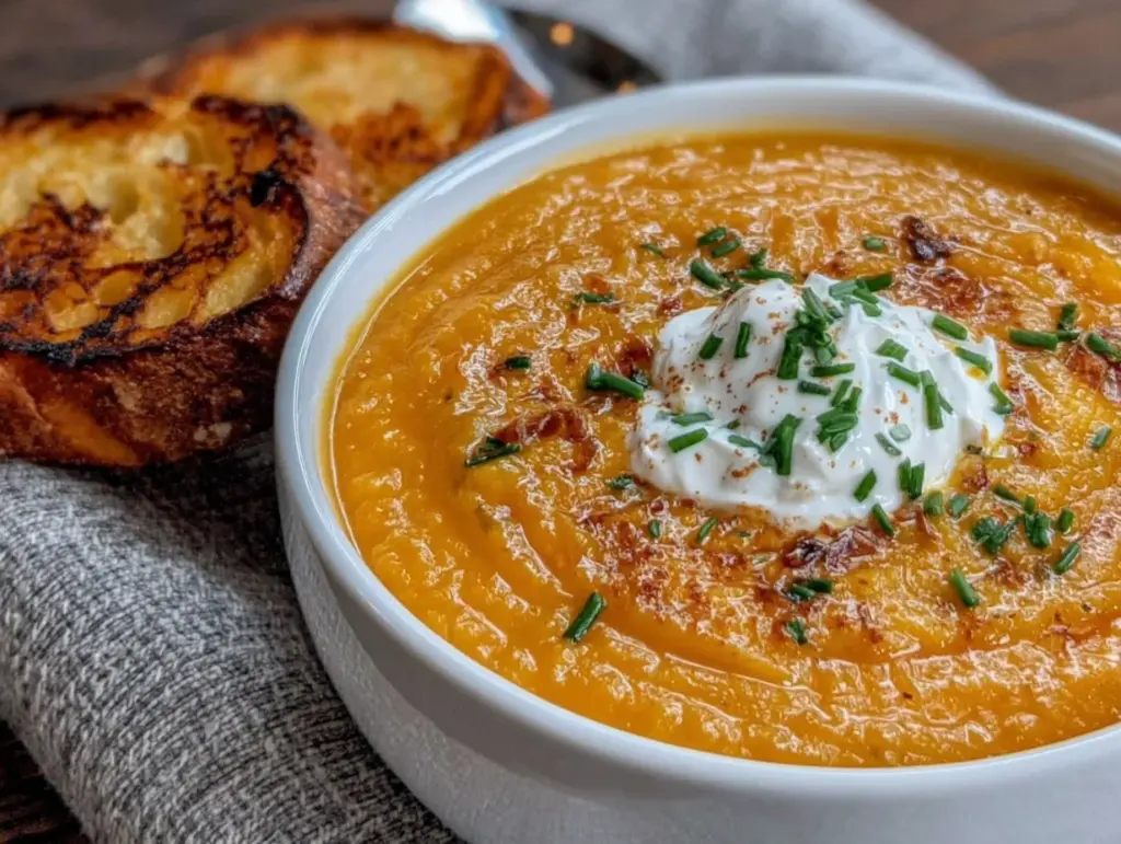 velouté de butternut crémeux au curry - featured image