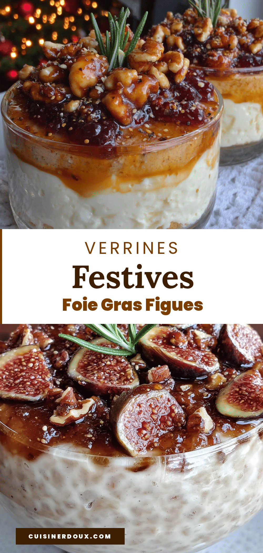 verrines foie gras chutney figues recipe