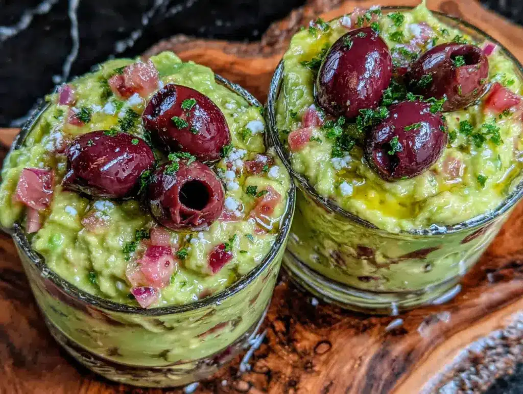 Verrines Halloween guacamole yeux effrayants - featured image