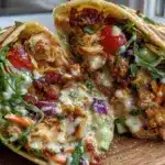 wrap crudités poulet rapide - featured image