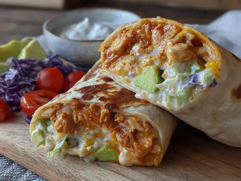 wrap poulet avocat réconfortant - featured image